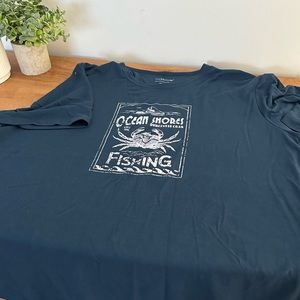 Cuddl Duds Navy Shirt— size large